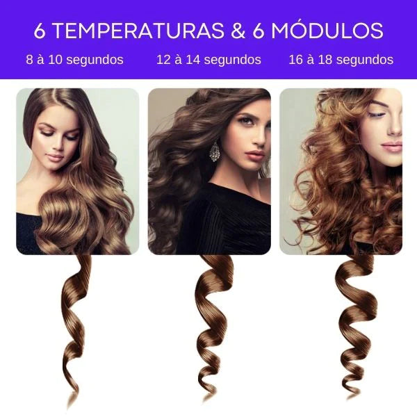 Modelador de Cachos Sem Fio - Hair Pro Razzeto®