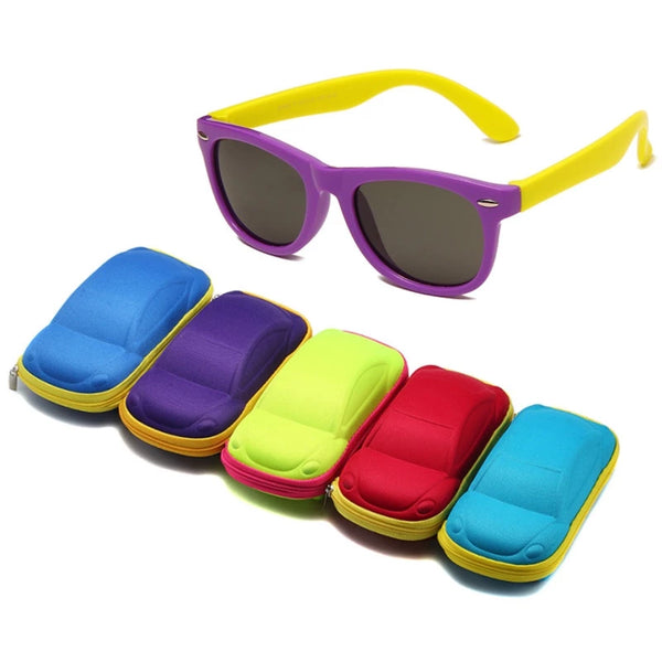 Óculos de Sol Infantil UV Flexível - RAZZETO + Brinde Case