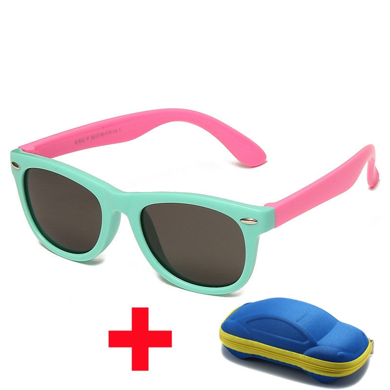 Óculos de Sol Infantil UV Flexível - RAZZETO + Brinde Case